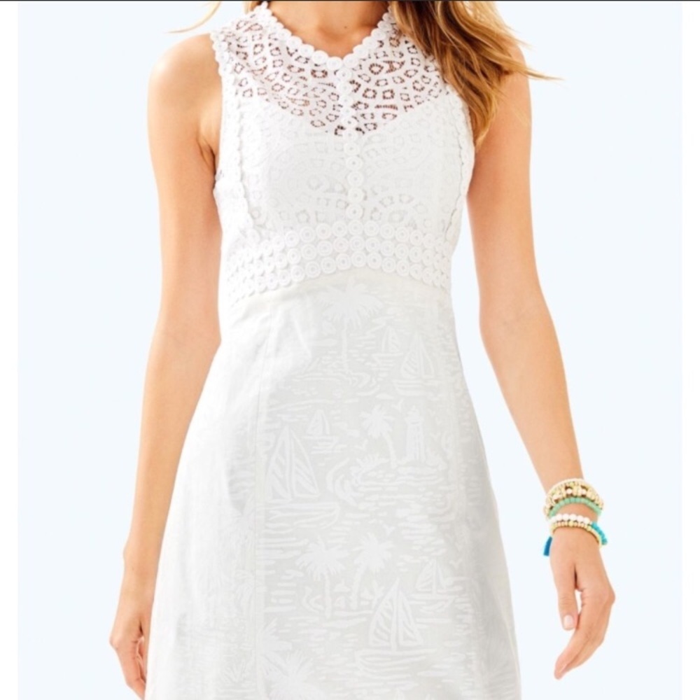 NWT Lilly Pulitzer White Shift Dress